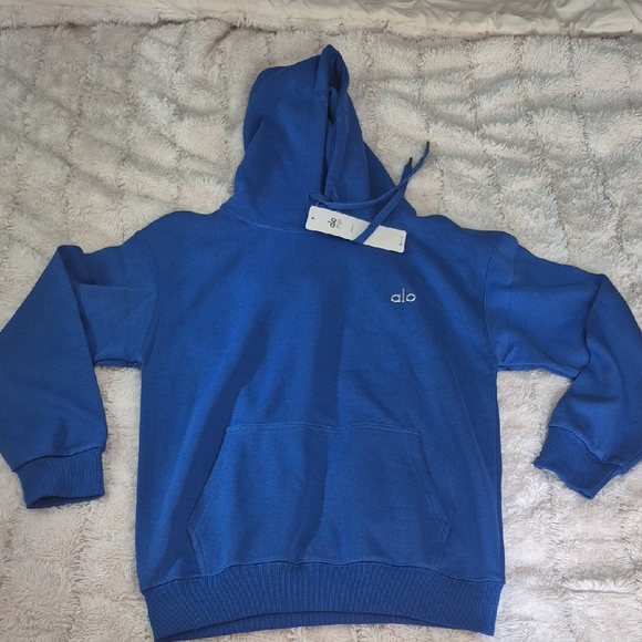 Alo Blue Hoodie - Picture 1 of 3